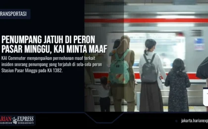 Penumpang Jatuh di Peron Pasar Minggu, KAI Minta Maaf