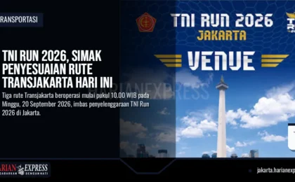 TNI Run 2026, Simak Penyesuaian Rute Transjakarta Besok