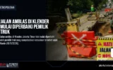 Jalan Amblas di Klender Mulai Diperbaiki Pemilik Truk