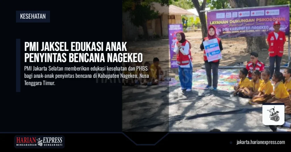 PMI Jaksel Edukasi Anak Penyintas Bencana Nagekeo