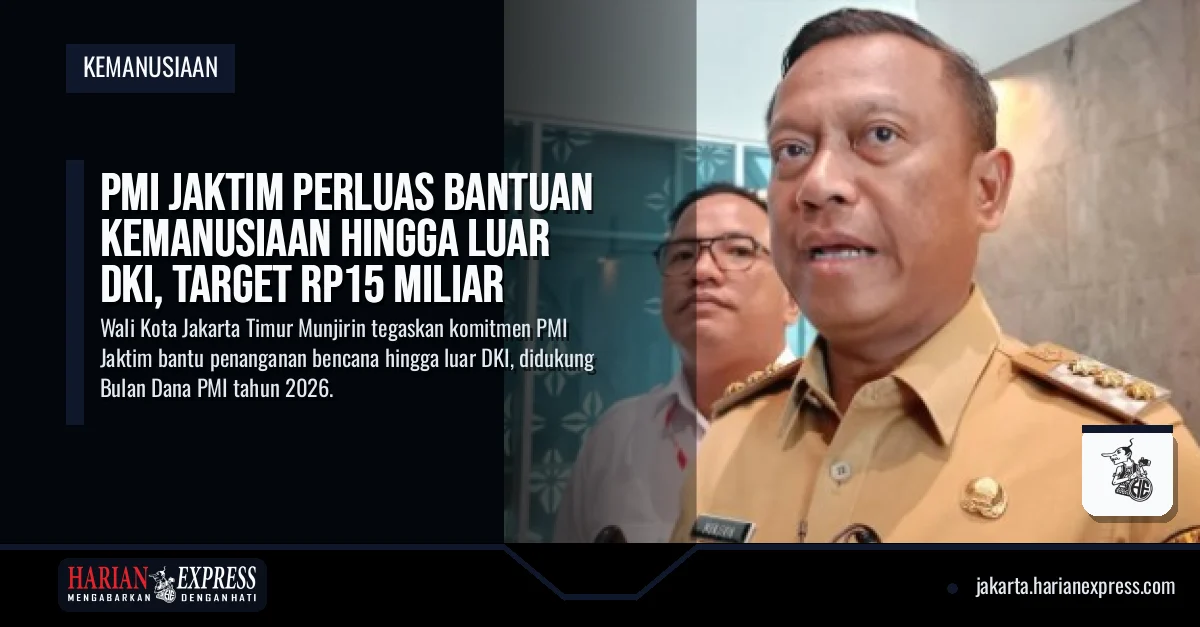 PMI Jaktim Perluas Bantuan Kemanusiaan Hingga Luar DKI, Target Rp15 Miliar