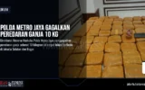 Polda Metro Jaya Gagalkan Peredaran Ganja 10 Kg