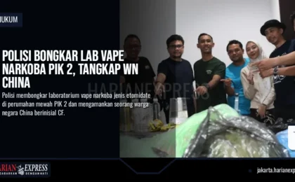 Polisi Bongkar Lab Vape Narkoba PIK 2, Tangkap WN China