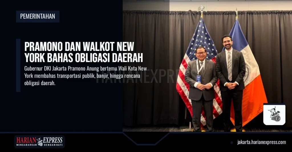 Pramono dan Walkot New York Bahas Obligasi Daerah