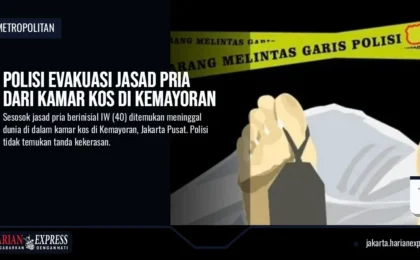 Polisi Evakuasi Jasad Pria dari Kamar Kos di Kemayoran Polisi Evakuasi Jasad Pria dari Kamar Kos di Kemayoran
