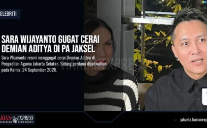 Sara Wijayanto Gugat Cerai Demian Aditya di PA Jaksel