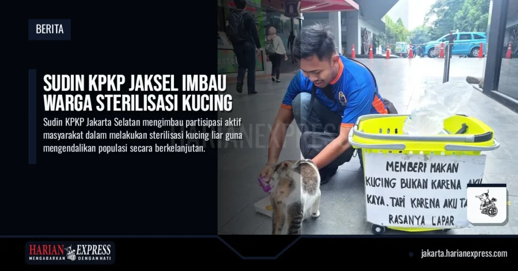 Sudin KPKP Jaksel Imbau Warga Sterilisasi Kucing