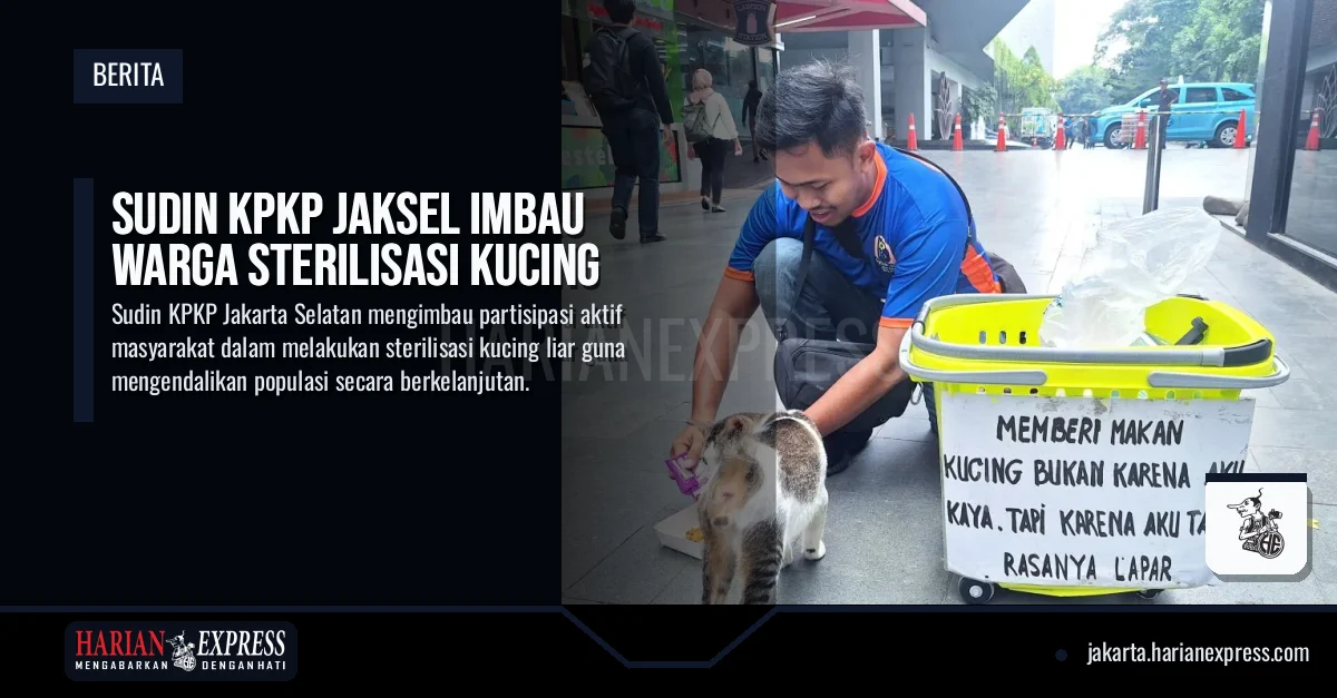 Sudin KPKP Jaksel Imbau Warga Sterilisasi Kucing