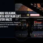 Antisipasi Abu Vulkanik, Transjakarta Hentikan Lift dan Eskalator Halte