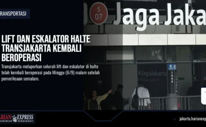 Lift dan Eskalator Halte Transjakarta Kembali Beroperasi