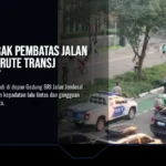 Mobil Tabrak Pembatas Jalan Sudirman, Rute TransJ Terlambat