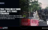 Truk Terguling di Tamini Square, Rute TransJ Terganggu