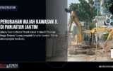 Perubahan Wajah Kawasan Jl DI Panjaitan Jaktim