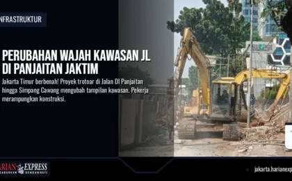 Perubahan Wajah Kawasan Jl DI Panjaitan Jaktim