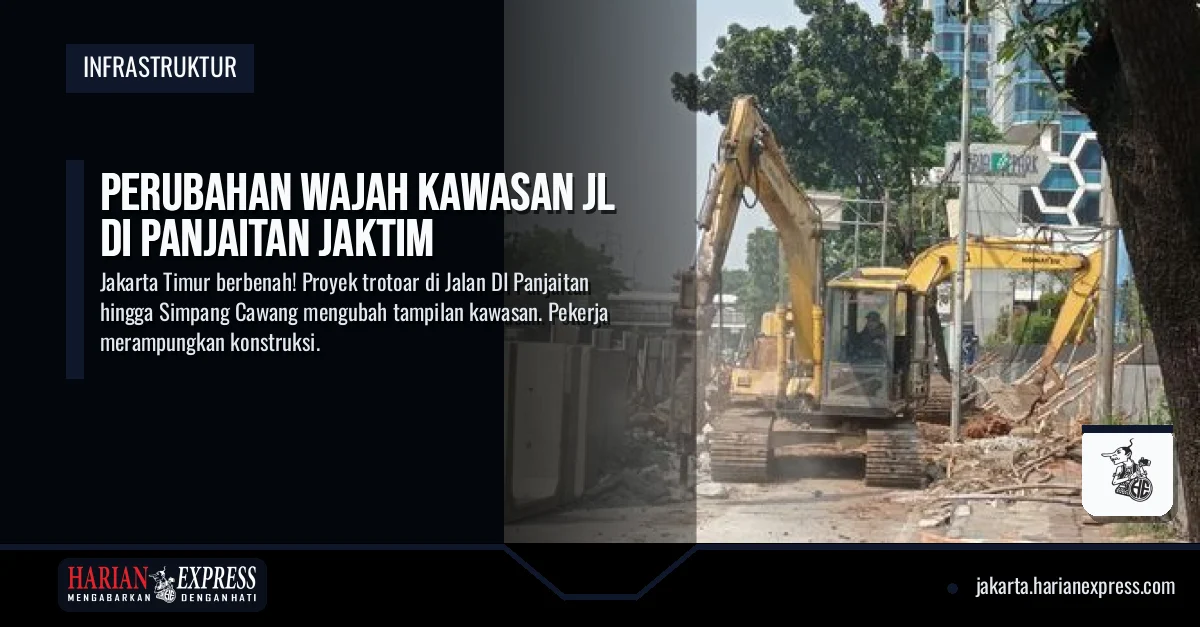 Perubahan Wajah Kawasan Jl DI Panjaitan Jaktim
