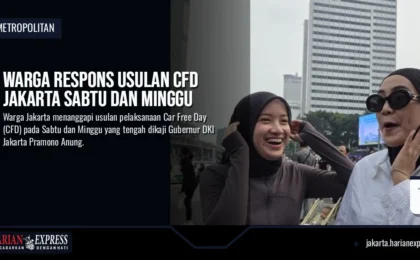 Warga Respons Usulan CFD Jakarta Sabtu dan Minggu