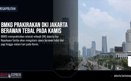 BMKG Prakirakan DKI Jakarta Berawan Tebal pada Kamis