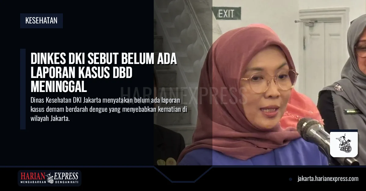 Dinkes DKI Sebut Belum Ada Laporan Kasus DBD Meninggal