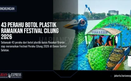 43 Perahu Botol Plastik Ramaikan Festival CiLung 2026