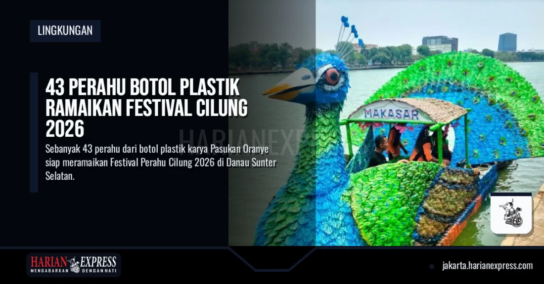 43 Perahu Botol Plastik Ramaikan Festival CiLung 2026