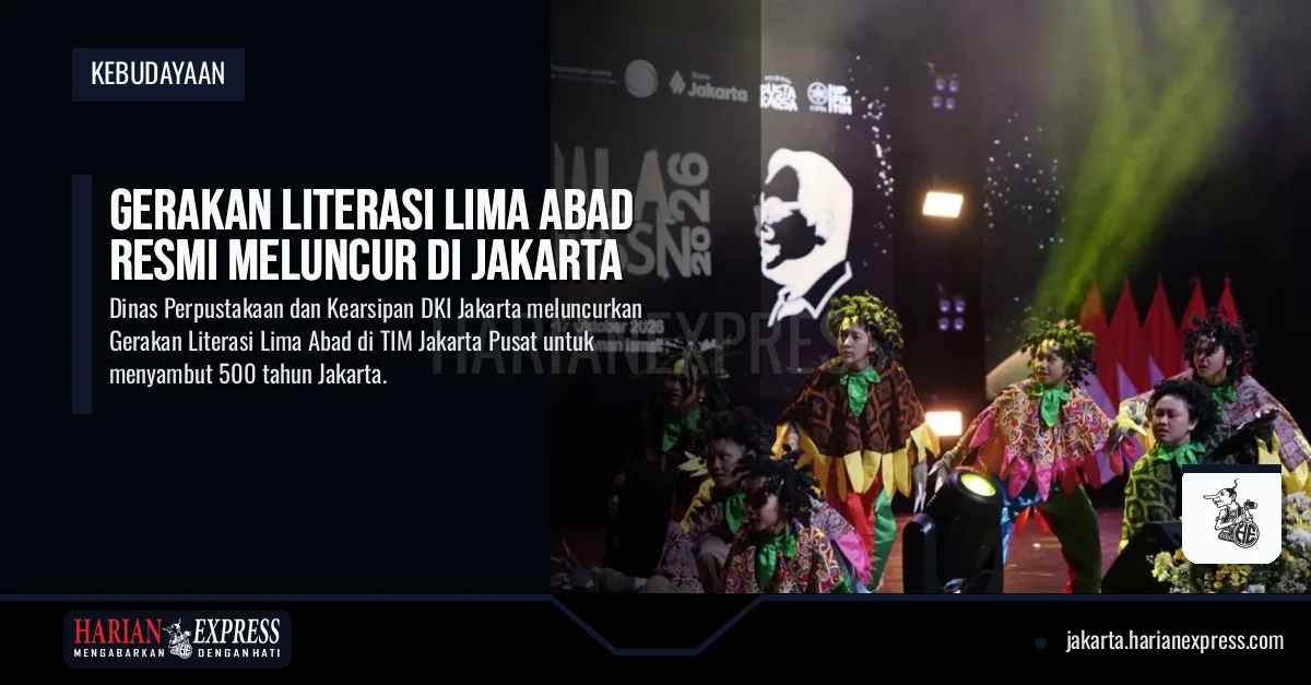 Gerakan Literasi Lima Abad Resmi Meluncur di Jakarta