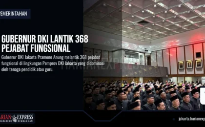 Gubernur DKI Lantik 368 Pejabat Fungsional
