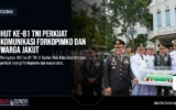 HUT ke-81 TNI Perkuat Komunikasi Forkopimko dan Warga Jakut
