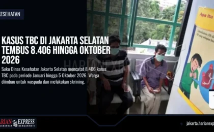 Kasus TBC di Jakarta Selatan Tembus 8.406 Hingga Oktober 2026