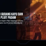 Kebakaran Gudang Kayu dan Bengkel di Pluit Padam