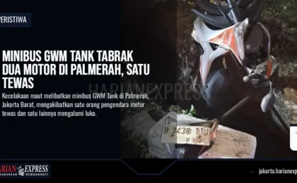 Minibus GWM Tank Tabrak Dua Motor di Palmerah, Satu Tewas