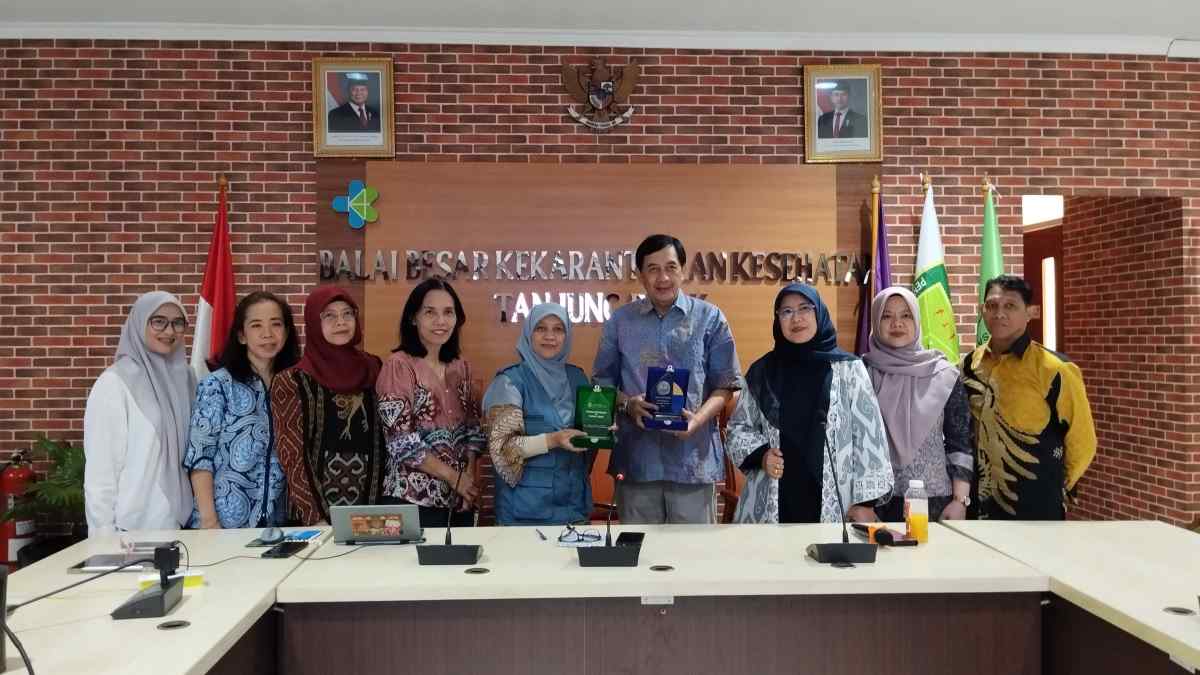 Mahasiswa Epidemiologi UIN Jakarta Pelajari Surveilans dan Kekarantinaan Kesehatan di BBKK Tanjung Priok