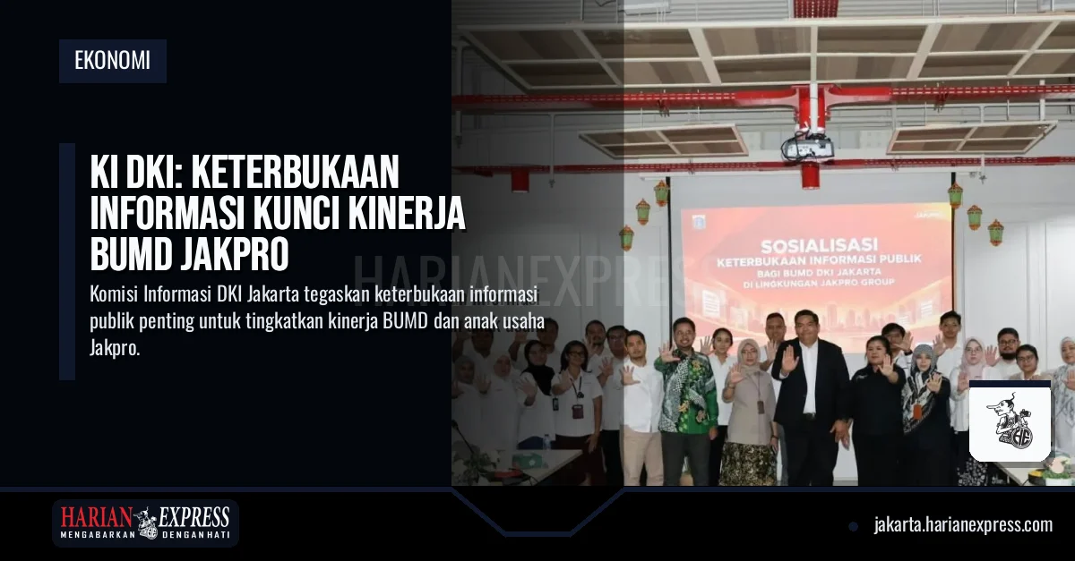 KI DKI: Keterbukaan Informasi Kunci Kinerja BUMD Jakpro