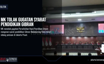 MK Tolak Gugatan Syarat Pendidikan Gibran