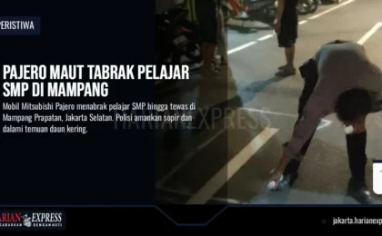 Pajero Maut Tabrak Pelajar SMP di Mampang