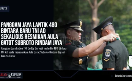 Pangdam Jaya Lantik 480 Bintara Baru TNI AD Sekaligus Resmikan Aula Gatot Subroto Rindam Jaya