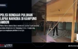 Polisi Bongkar Puluhan Lapak Narkoba di Kampung Ambon