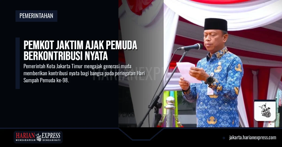Pemkot Jaktim Ajak Pemuda Berkontribusi Nyata