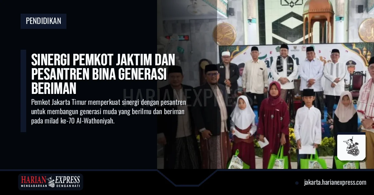 Sinergi Pemkot Jaktim dan Pesantren Bina Generasi Beriman