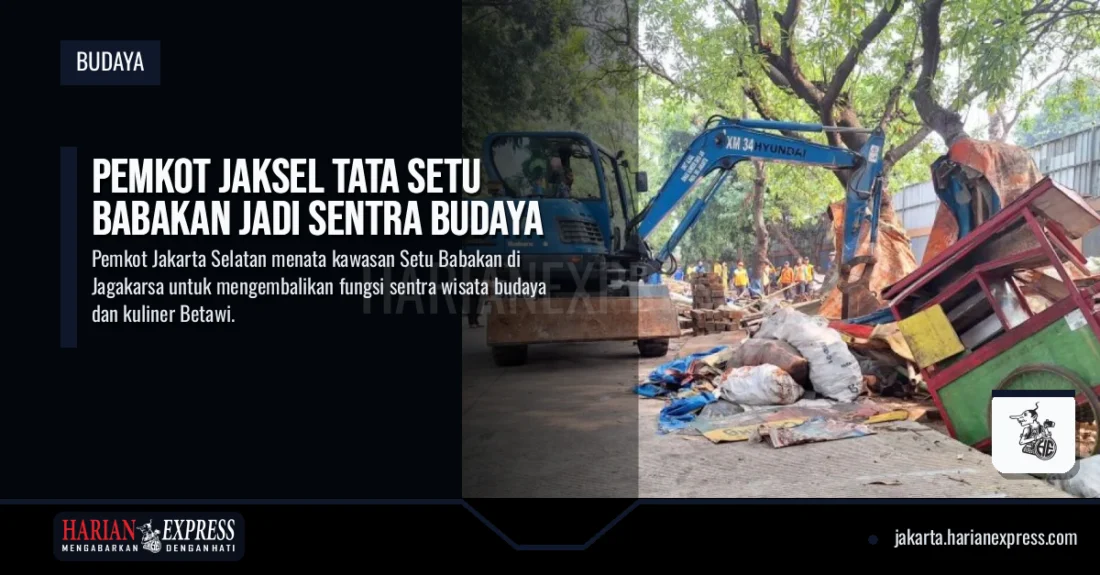 Pemkot Jaksel Tata Setu Babakan Jadi Sentra Budaya