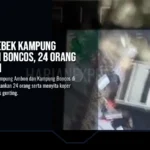 Polisi Gerebek Kampung Ambon dan Boncos, 24 Orang Diamankan