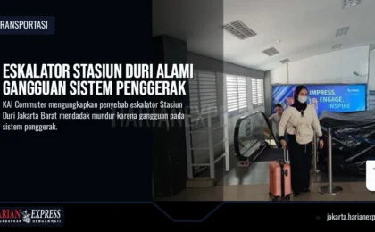 Eskalator Stasiun Duri Alami Gangguan Sistem Penggerak