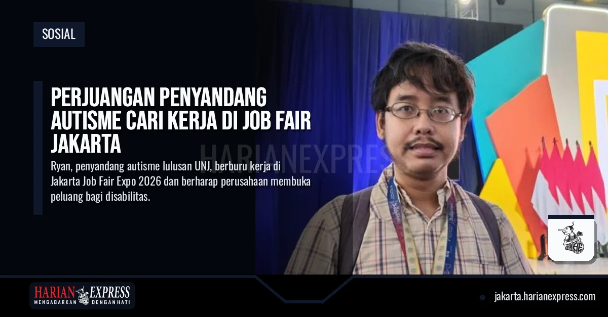Perjuangan Penyandang Autisme Cari Kerja di Job Fair Jakarta
