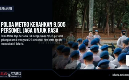 Polda Metro Kerahkan 9.505 Personel Jaga Unjuk Rasa