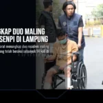 Polisi Tangkap Duo Maling Motor Bersenpi di Lampung