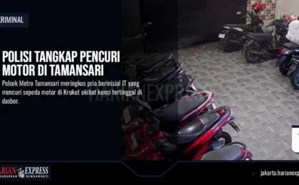 Polisi Tangkap Pencuri Motor di Tamansari