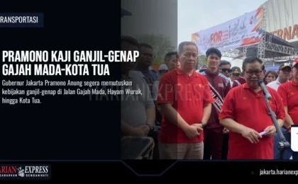Pramono Kaji Ganjil-Genap Gajah Mada-Kota Tua