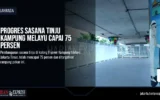 Progres Sasana Tinju Kampung Melayu Capai 75 Persen