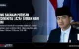 MK Bacakan Putusan Sengketa Ijazah Gibran Hari Ini