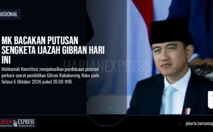 MK Bacakan Putusan Sengketa Ijazah Gibran Hari Ini MK Bacakan Putusan Sengketa Ijazah Gibran Hari Ini