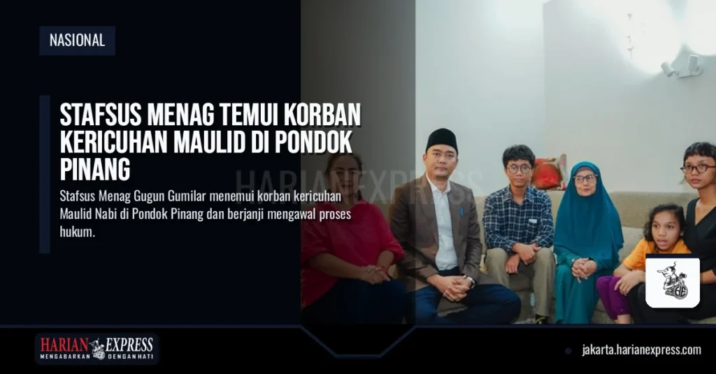 Stafsus Menag Temui Korban Kericuhan Maulid di Pondok Pinang